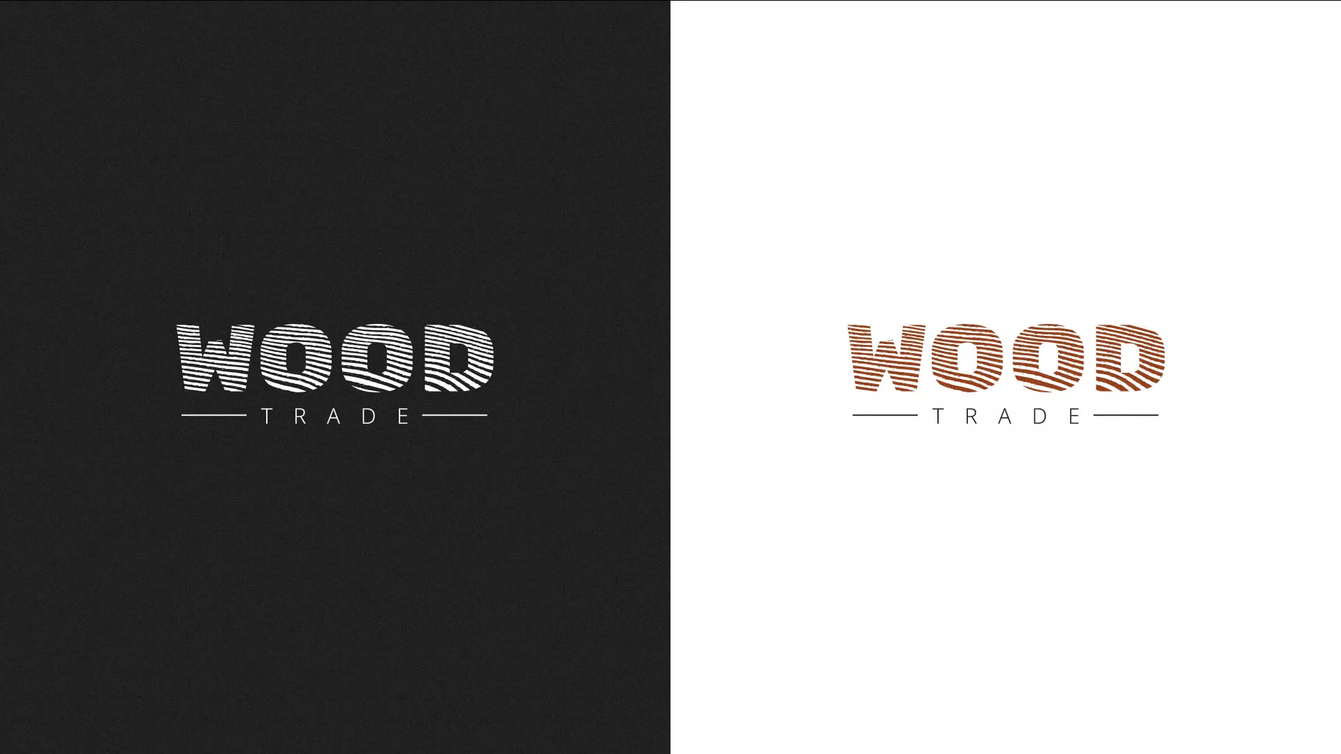 Разработка логотипа для компании «Wood Trade» в Ленске